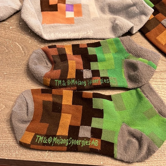 Mojang Minecraft socks - Picture 7 of 7